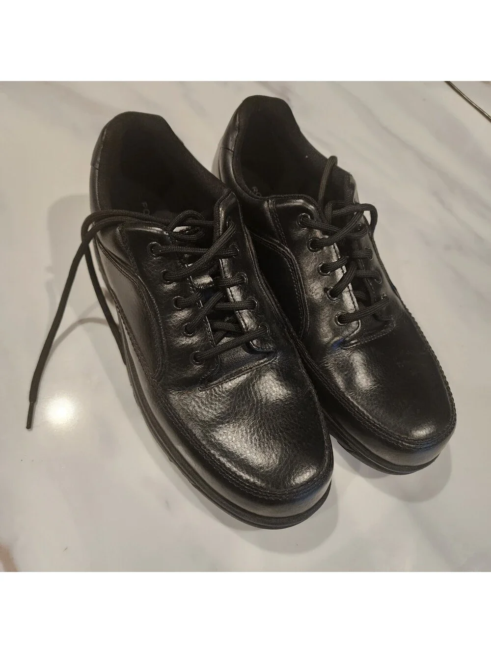 Rockport Men’s Black Leather Walking Comfort Shoes K71218 Size 11.5 flawless